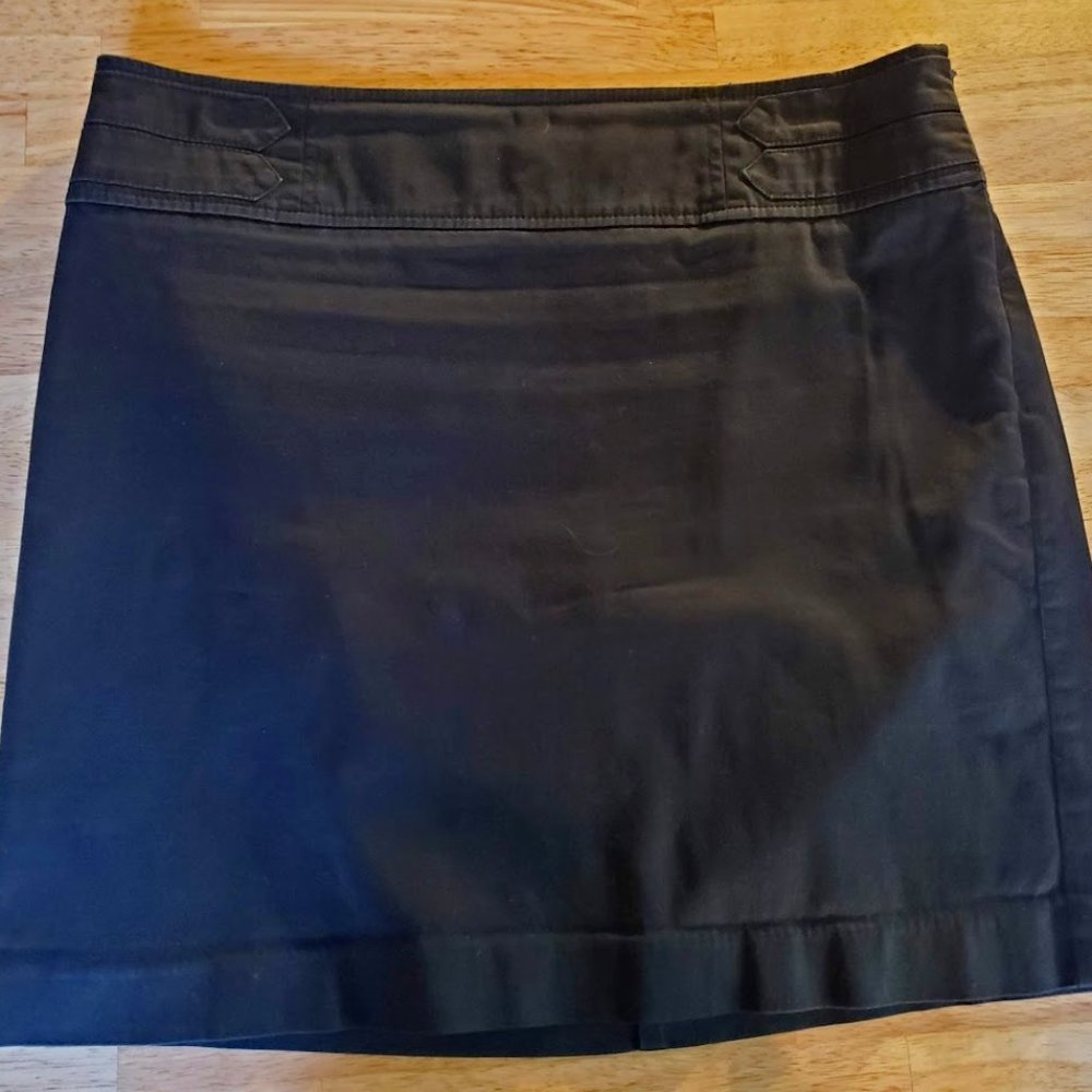 Ann Taylor Loft Casual Black Skirt, 6